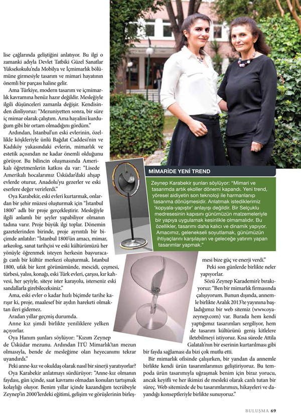 SEV Buluşma Dergisi İlkbahar 2015 sayısı s69