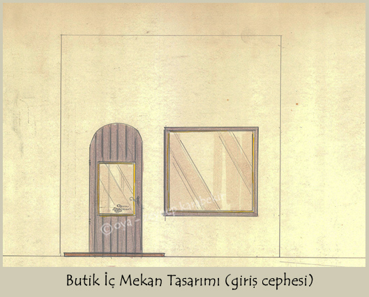 Butik/Mağaza/Dükkan iç mekan tasarımı/dekorasyonu/cephe tasarımı